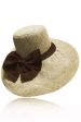 Alondra Beige Wide Handmade Madagascar Hat on Sale