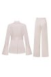 Champagne Double Breasted 2 Piece Women s Suits with Belt Online