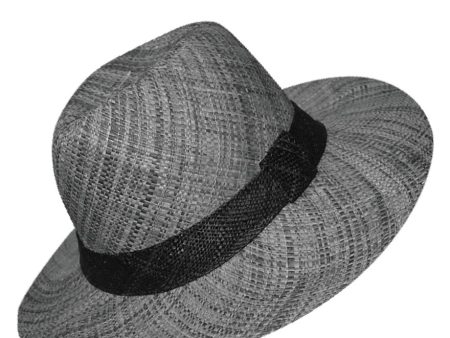 Berthile Gray Handmade Madagascar Hat Online Hot Sale