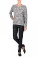 C BLOCK NAOMI Black White Tweed Effect Sweater Fashion