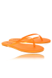 ZINCS Orange Leather Thong Sandals Online