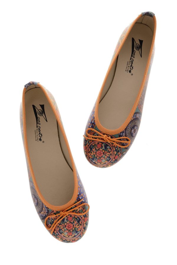 ANTONELLA PIATTI VERDI Printed Ballerinas Sale