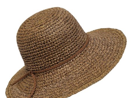 Bernie Brown Straw Beach Hat Hot on Sale