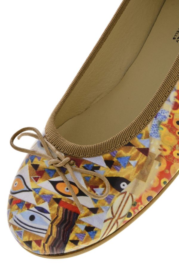 ANTONELLA KLIMT Beige Printed Ballerinas For Discount