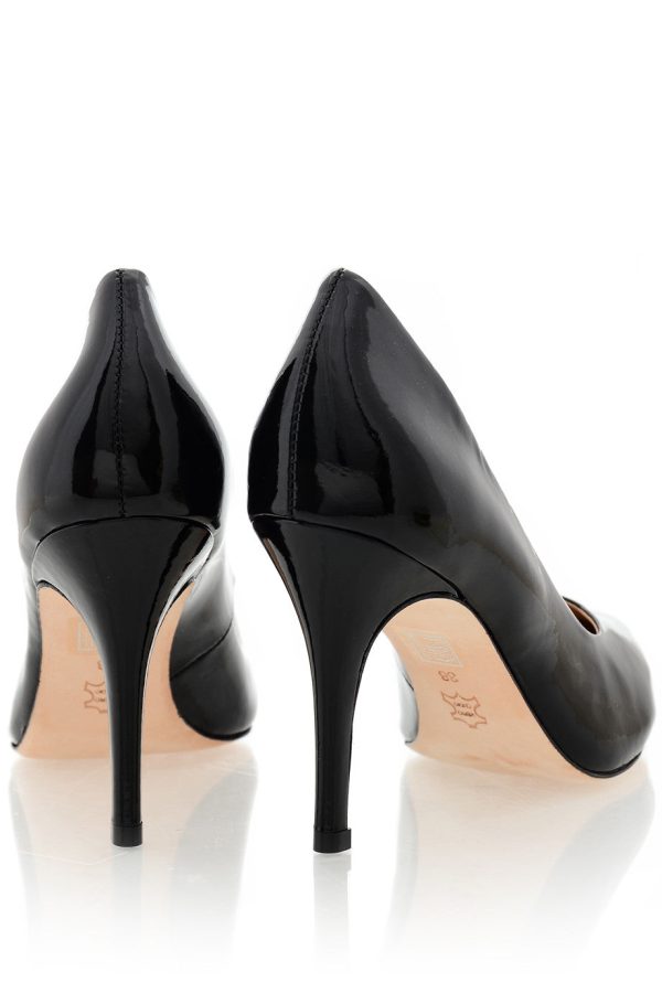 ALDITH Black Patent Leather Pumps Online Sale