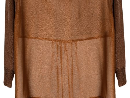 TAMILA Bronze Sheer Blouse Sale