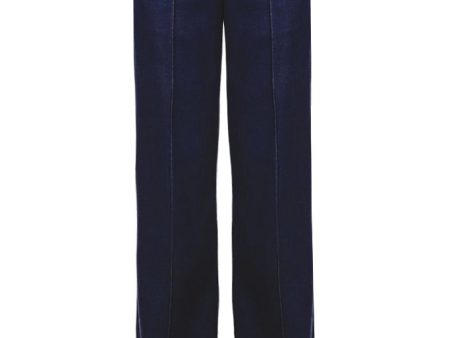 CARLOS MIELE DARK DENIM Wide Pants Online Sale