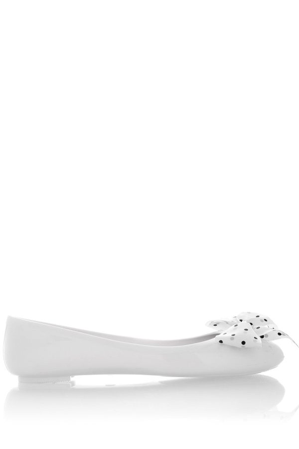 COLORS OF CALIFORNIA CHIC IN THE CITY White Ballerinas Online