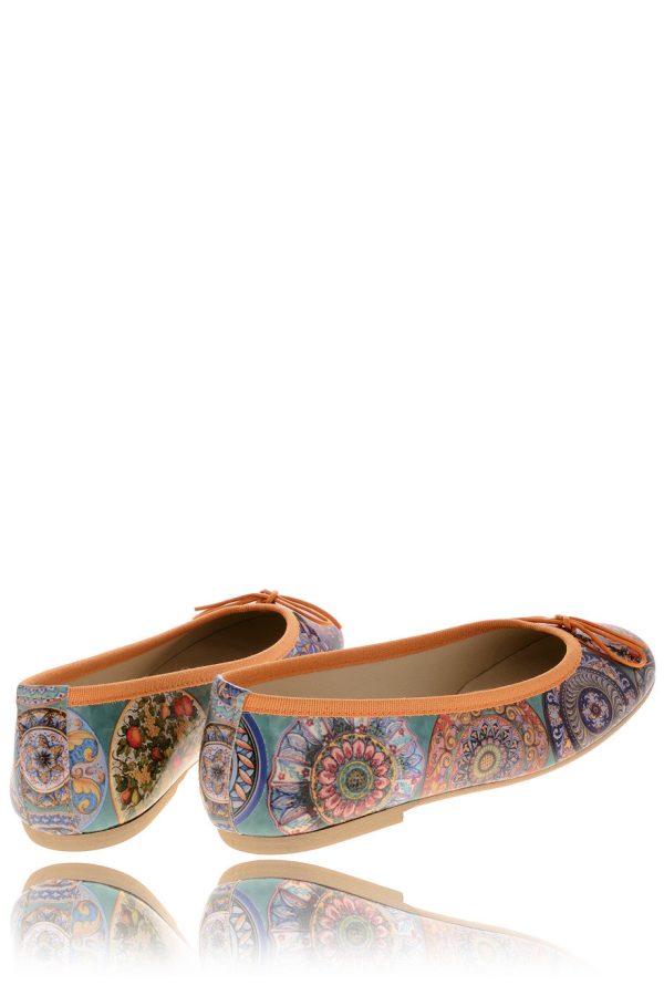 ANTONELLA PIATTI VERDI Printed Ballerinas Sale