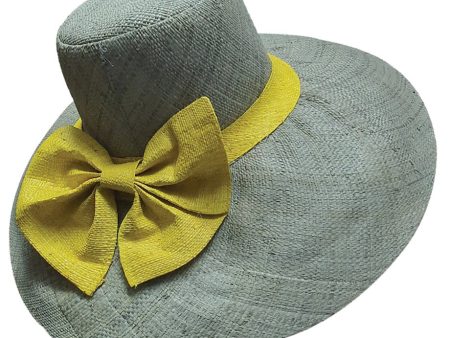 Alondra Gray Wide Handmade Madagascar Hat Online Hot Sale