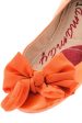 RIA Orange Patent Ballerinas Online Hot Sale