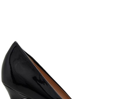 ALDITH Black Patent Leather Pumps Online Sale