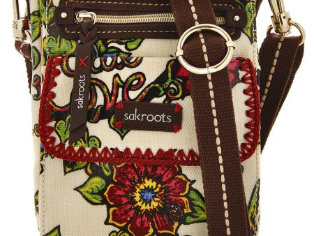 ARTIST CIRCLE Floral Plastic Messenger Hot on Sale