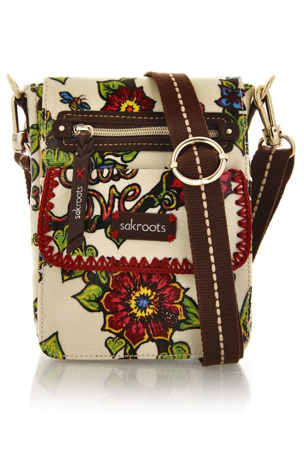 ARTIST CIRCLE Floral Plastic Messenger Hot on Sale