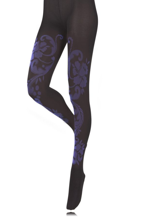 BEBAROQUE SEA HOLLY Purple Tights Sale