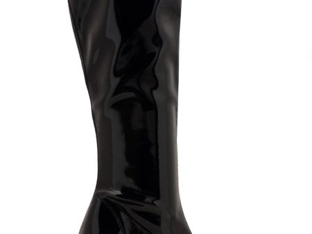 SAVAGE Black Patent Leather Boots Online