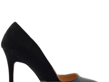 AUBREY Black Suede Pumps Online