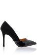 AUBREY Black Suede Pumps Online