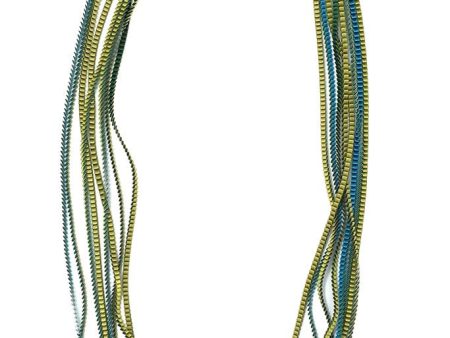 Oil Green Multicolor Fabric Necklace Supply