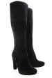 BARBARA BUCCI CHIARA Black Suede Boots Online Hot Sale