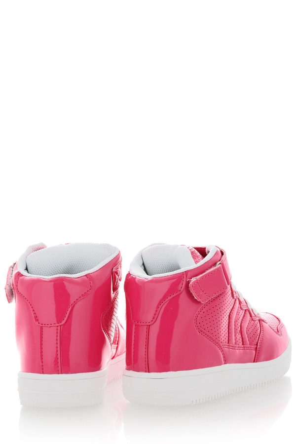 FREDDIE Fuchsia Patent Sneakers Fashion