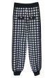 Garda Black and White Houndstooth Jacket and Pants Set For Cheap