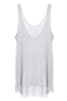 ENZA COSTA VISCOSE Light Grey Loose Tank Hot on Sale