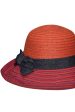 Marevita Orange Straw Beach Hat Online Hot Sale