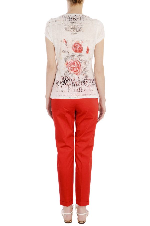 ELEGANT Red Chino Pants Sale