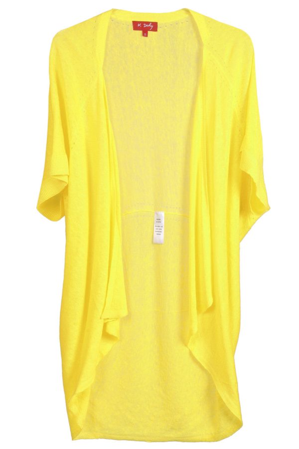 LUANA Yellow Batwing Cardigan Sale