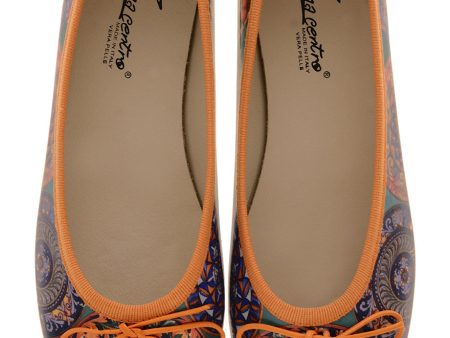 ANTONELLA PIATTI VERDI Printed Ballerinas Sale