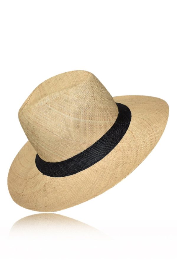 Berthile Beige Handmade Madagascar Hat Discount