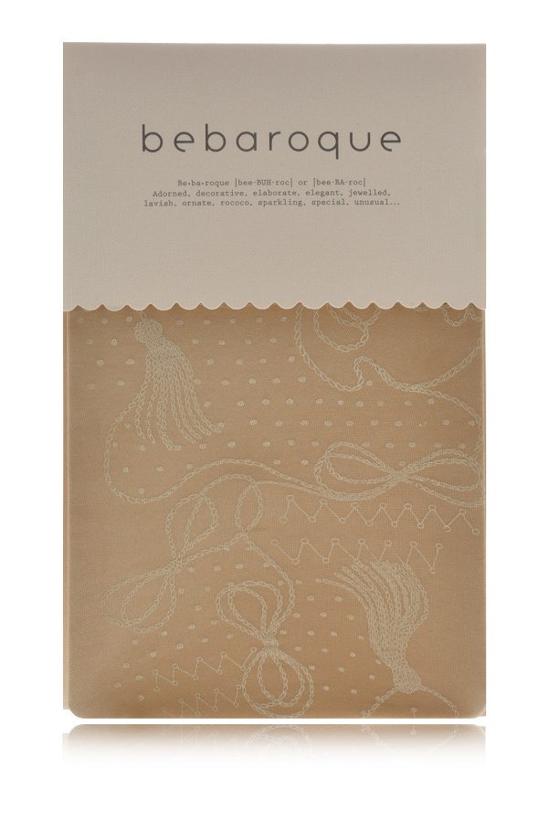 BEBAROQUE TAFFEY Printed Nude Tights For Discount