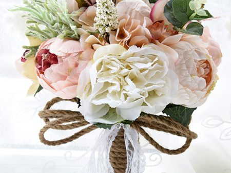 Blush Wedding Handing Flowers Online