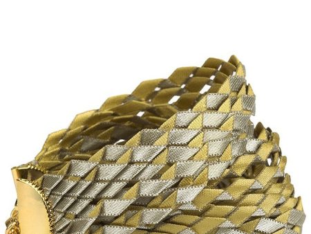 Zig Zag Gold Silk Bracelet Discount