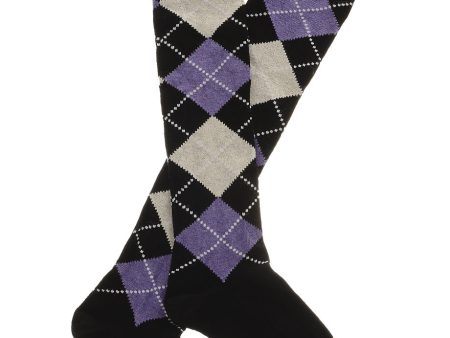 TRASPARENZE LATVIA Rhombus Purple Socks For Sale