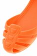 HENRY & HENRY MILA Orange Fluo Rubber Slingbacks Sale