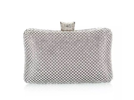 Sparkly Silver Evening Party Handbag Online