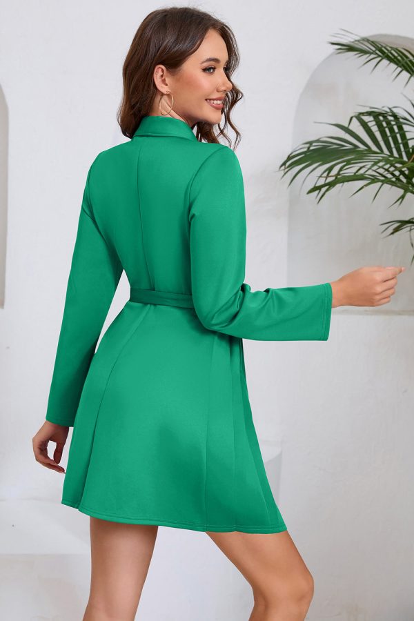 Green A Line Pleated Short Cocktail Dress with Bow Online now