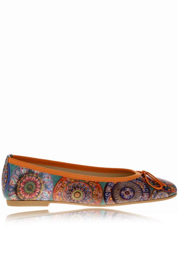 ANTONELLA PIATTI VERDI Printed Ballerinas Sale