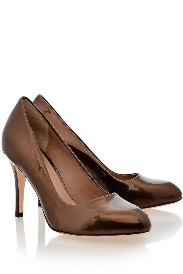 ALDITH Pearl Feno Patent Leather Pumps Hot on Sale