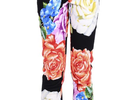 GRAND FLOWER Black Trousers Cheap