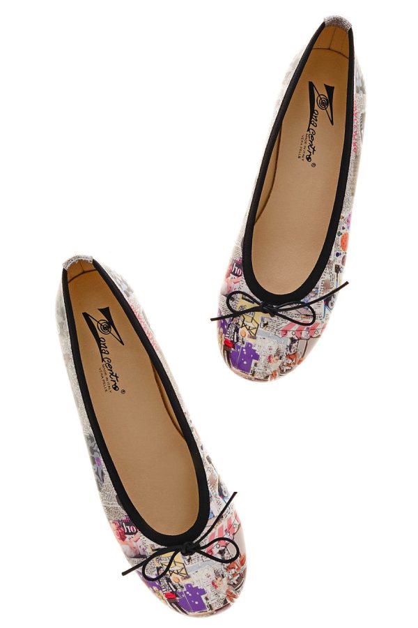 ANTONELLA BISTROT Printed Ballerinas Cheap