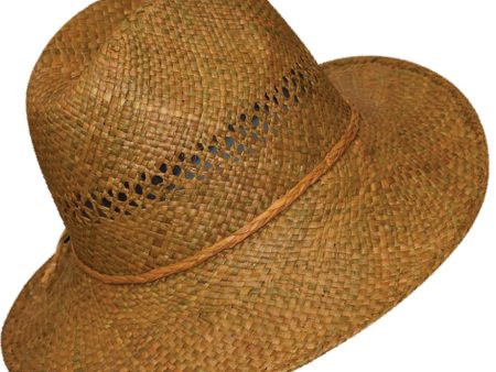 Agerta Brown Handmade Madagascar Hat on Sale