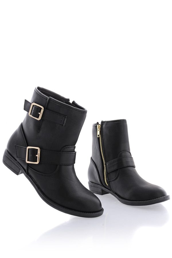 ANDRIE Black Ankle Boots Online