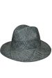 Agerta Gray Handmade Madagascar Hat Online now