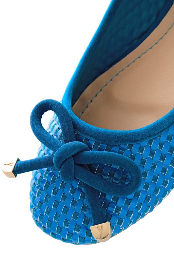 THELMA Sky Blue Ballerinas Fashion