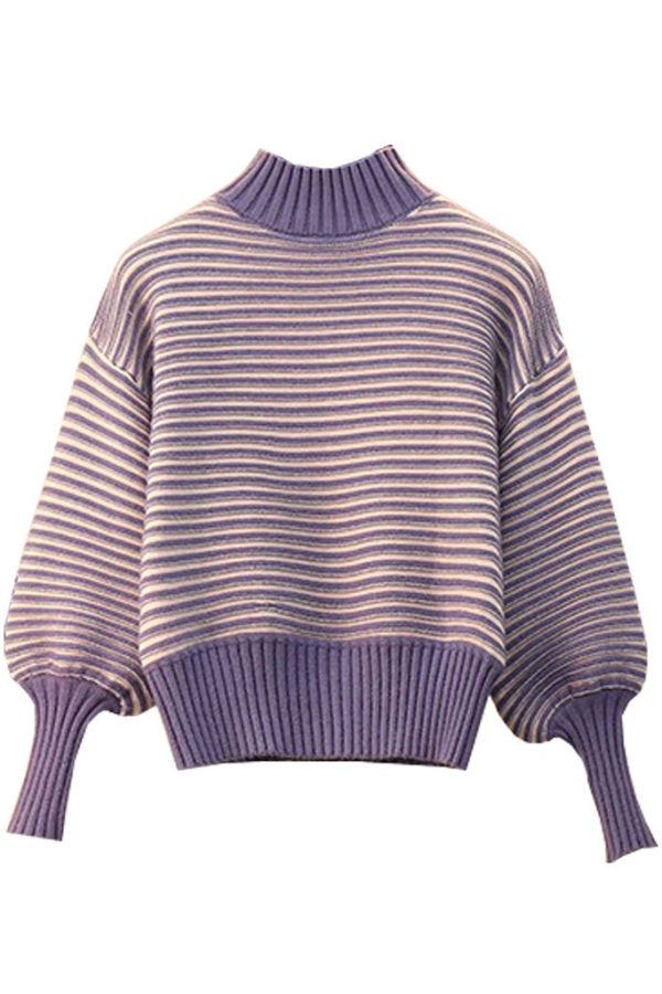 Clodine Purple Sweater and Skirt Set Cheap