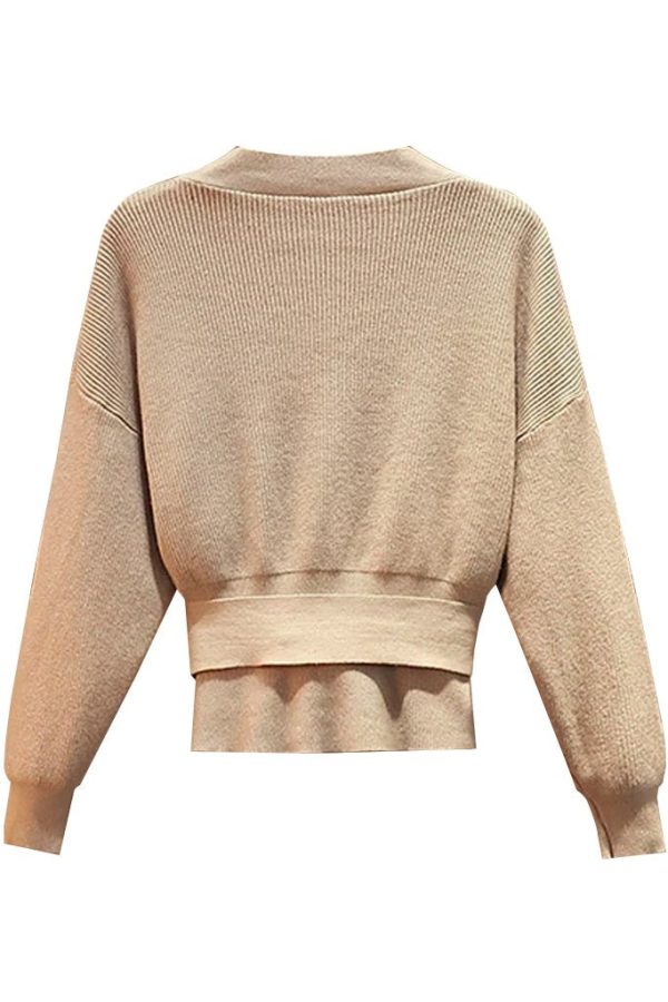 Felicia Beige Batwing Top and Gray Mesh Skirt Set Online Sale