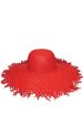 Avoria Red Handmade Madagascar Hat Online